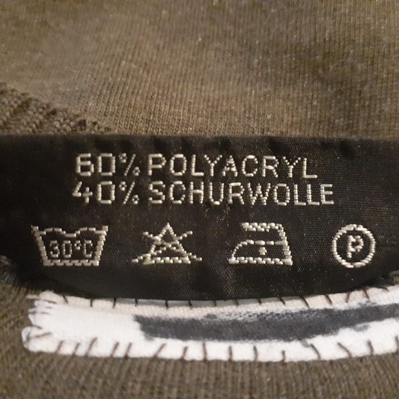 Vintage Breidhof Sweater Vest Medium / Large Wool Blend Brown Button-up - Picture 6 of 6